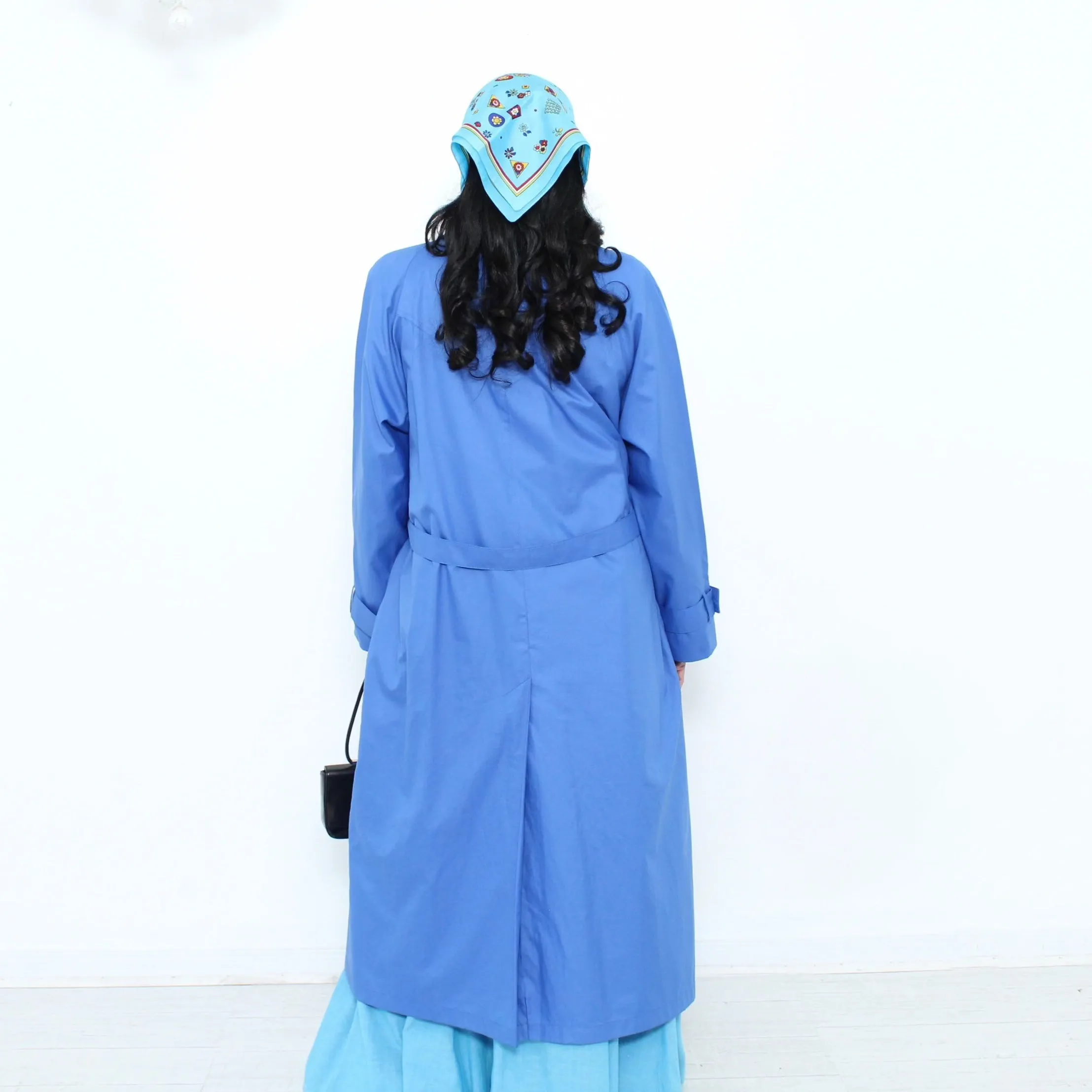 1990s Blue Trenchcoat