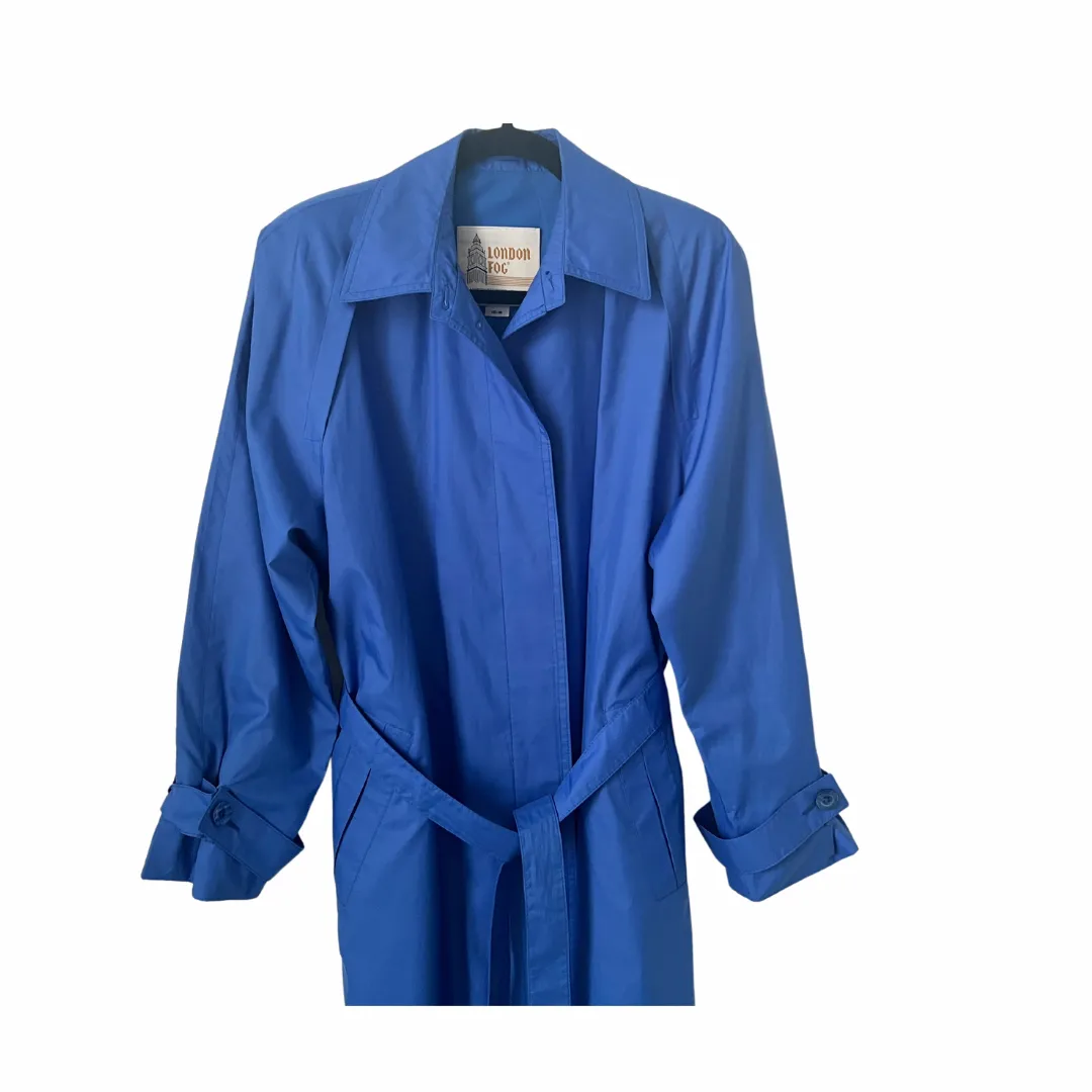 1990s Blue Trenchcoat