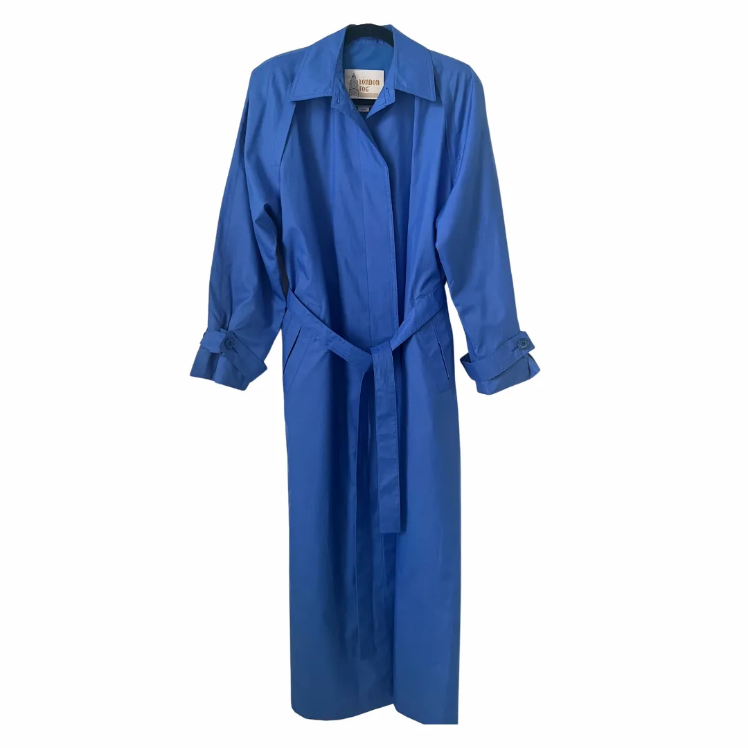 1990s Blue Trenchcoat