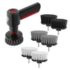 8-Volt Handheld Scrubber   Scrubber Brush Multi-Pack