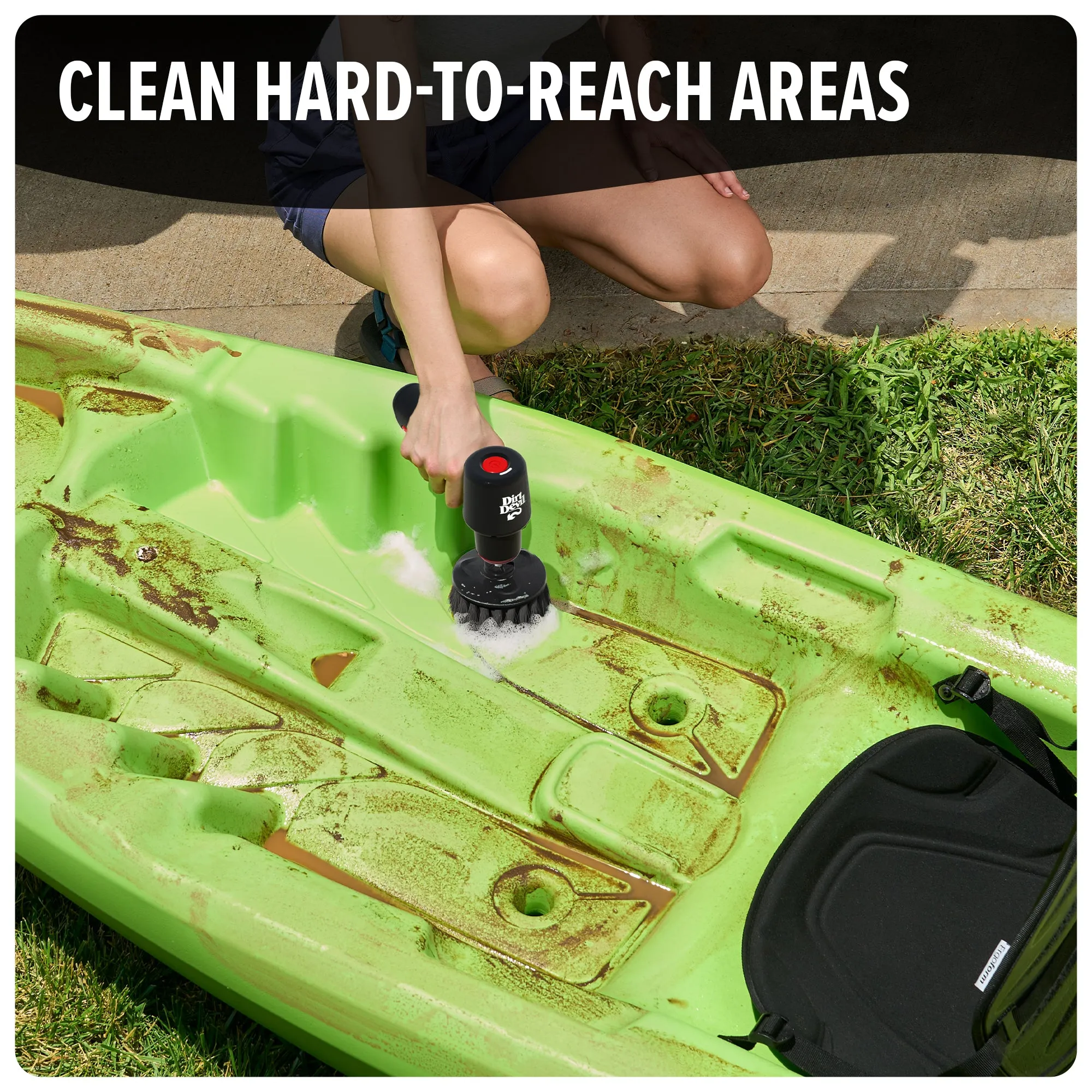 8-Volt Handheld Scrubber   Scrubber Brush Multi-Pack