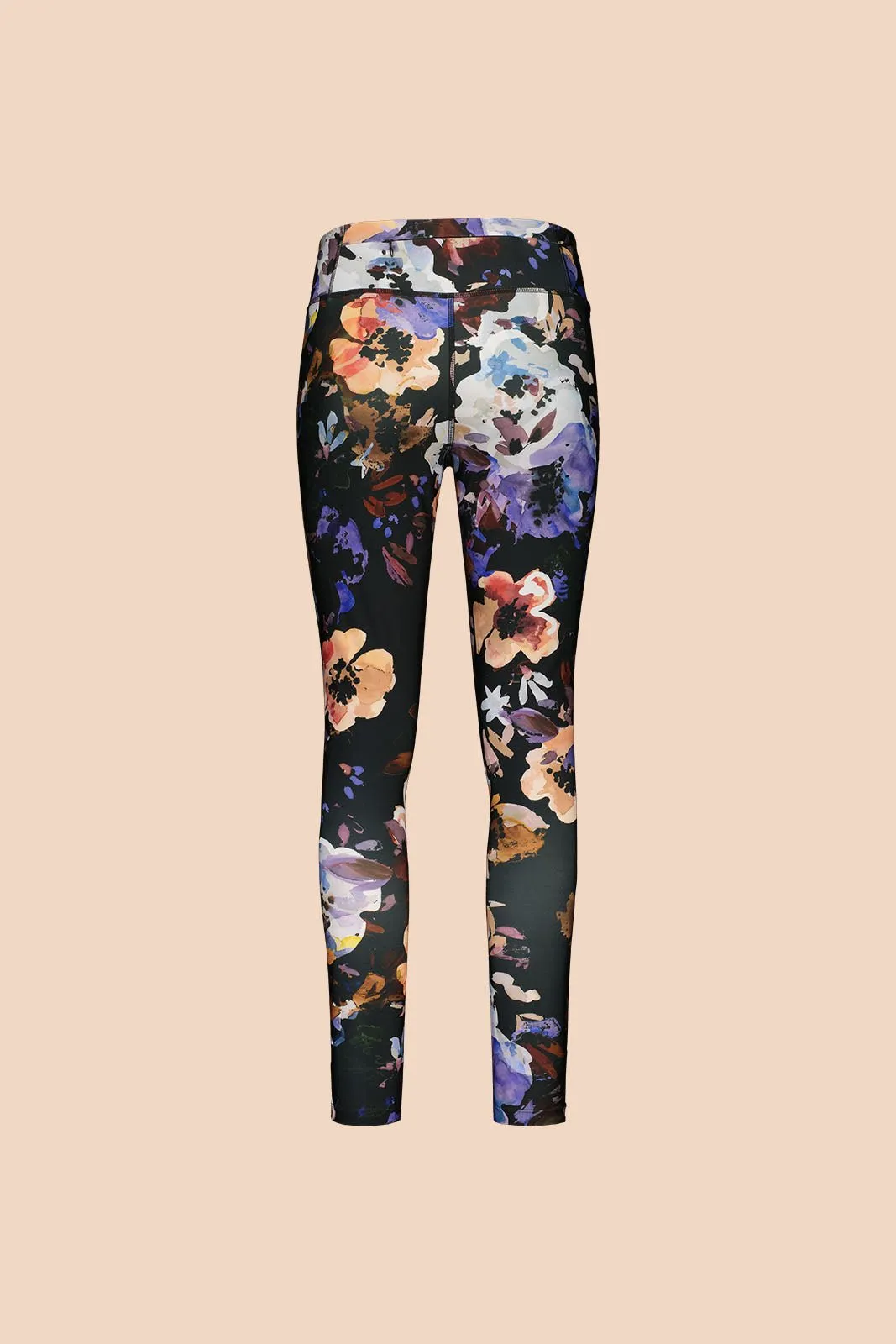 Active Tights, Black Anemone