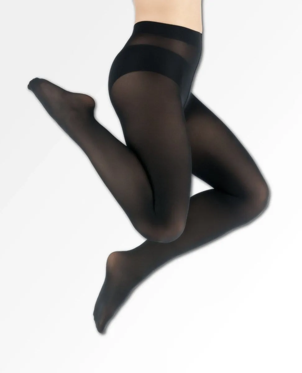 Albertina Semi-Opaque Recycled Tights Black