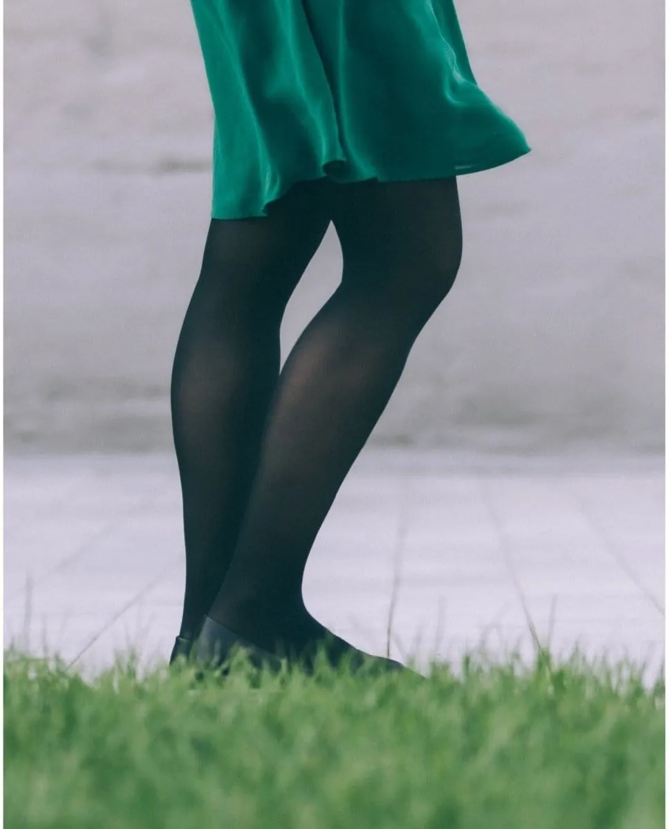Albertina Semi-Opaque Recycled Tights Black