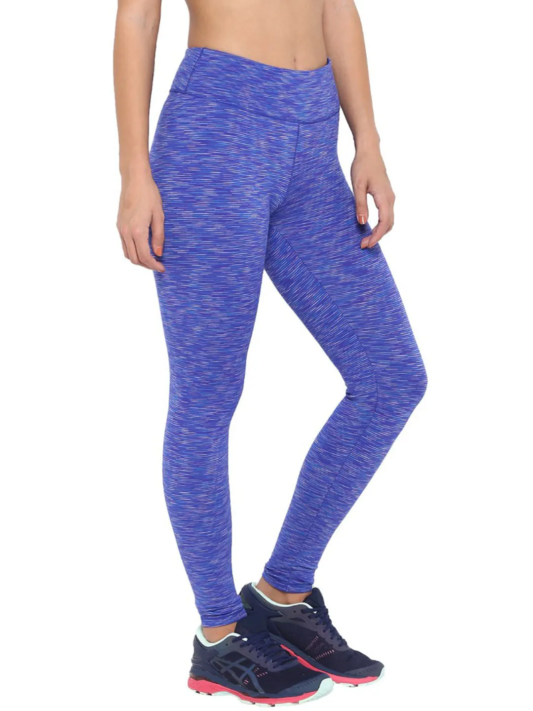 Alcis Women Blue Solid Ankle-Length Leggings