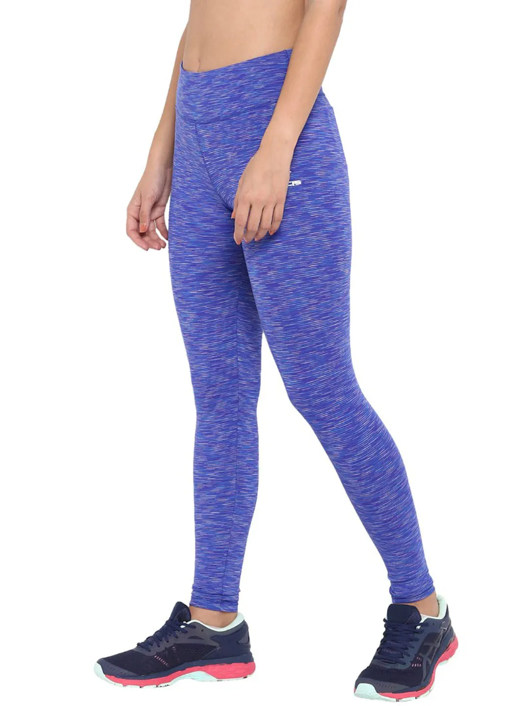 Alcis Women Blue Solid Ankle-Length Leggings