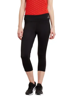 Alcis Women Solid Black Tights