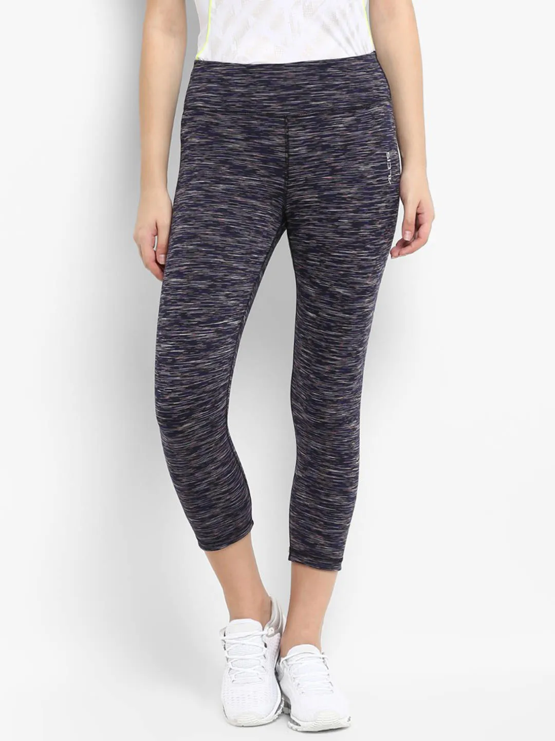 Alcis Women Solid Blue Capri