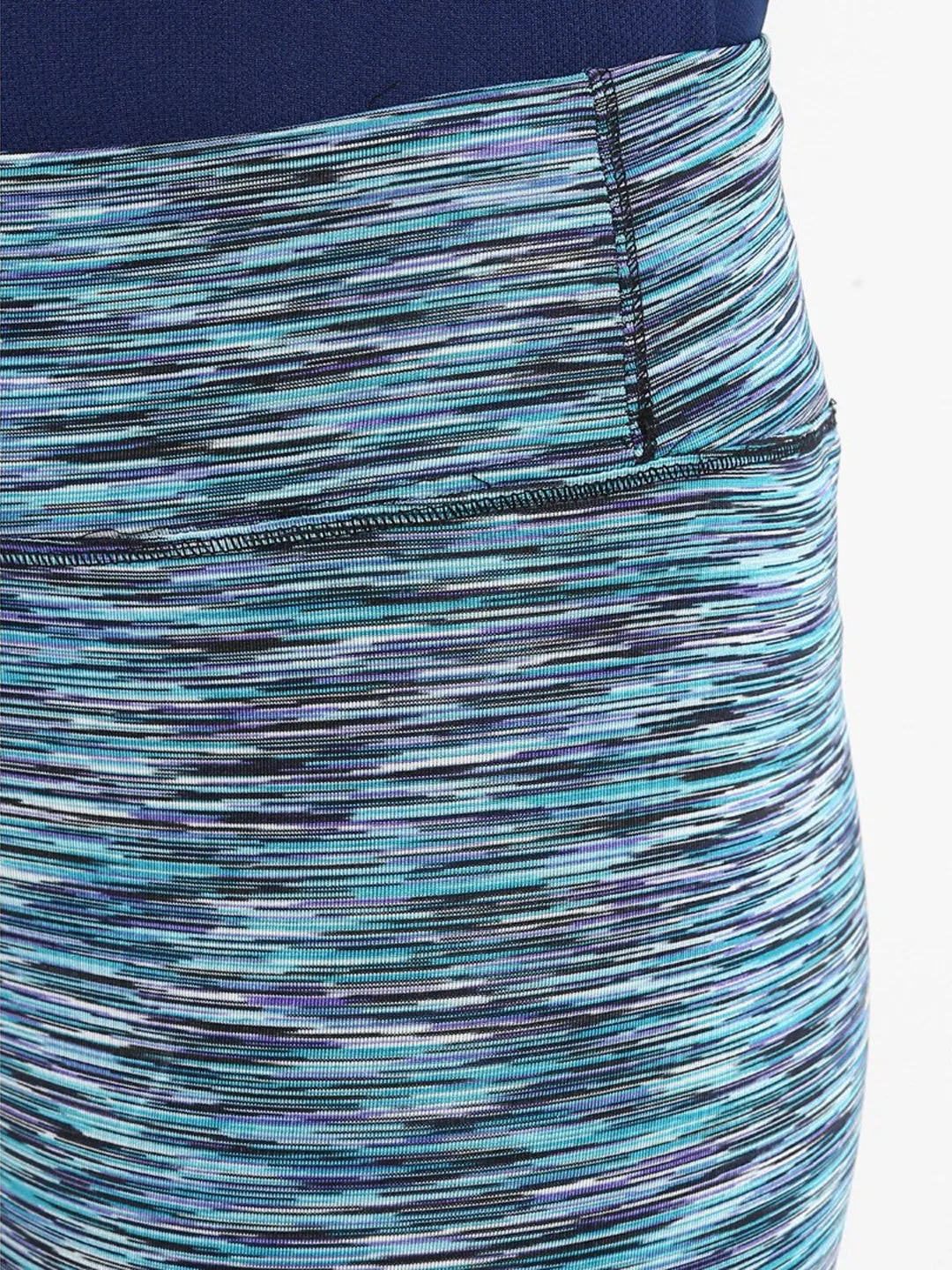 Alcis Women Solid Blue Tights