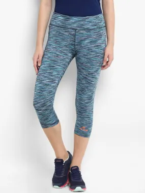 Alcis Women Solid Blue Tights