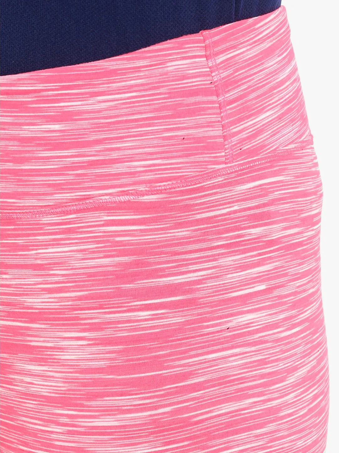 Alcis Womens Solid Pink Capri ECWLG001261