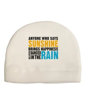 Anyone Who Says Sunshine Inspirational Quote Child Fleece Beanie Cap Hat