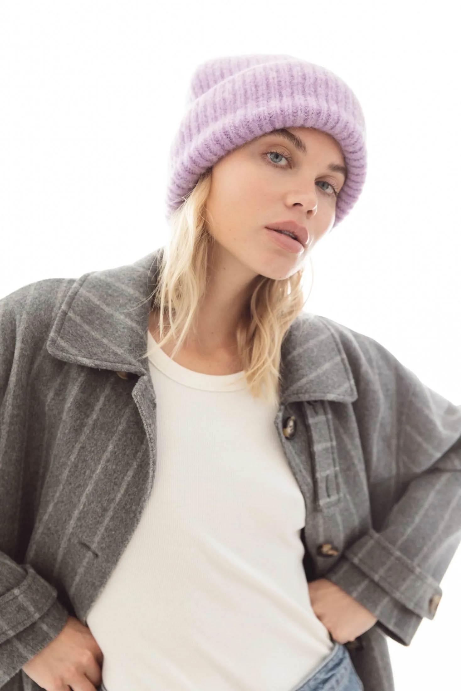 Ayla Beanie - Lilac
