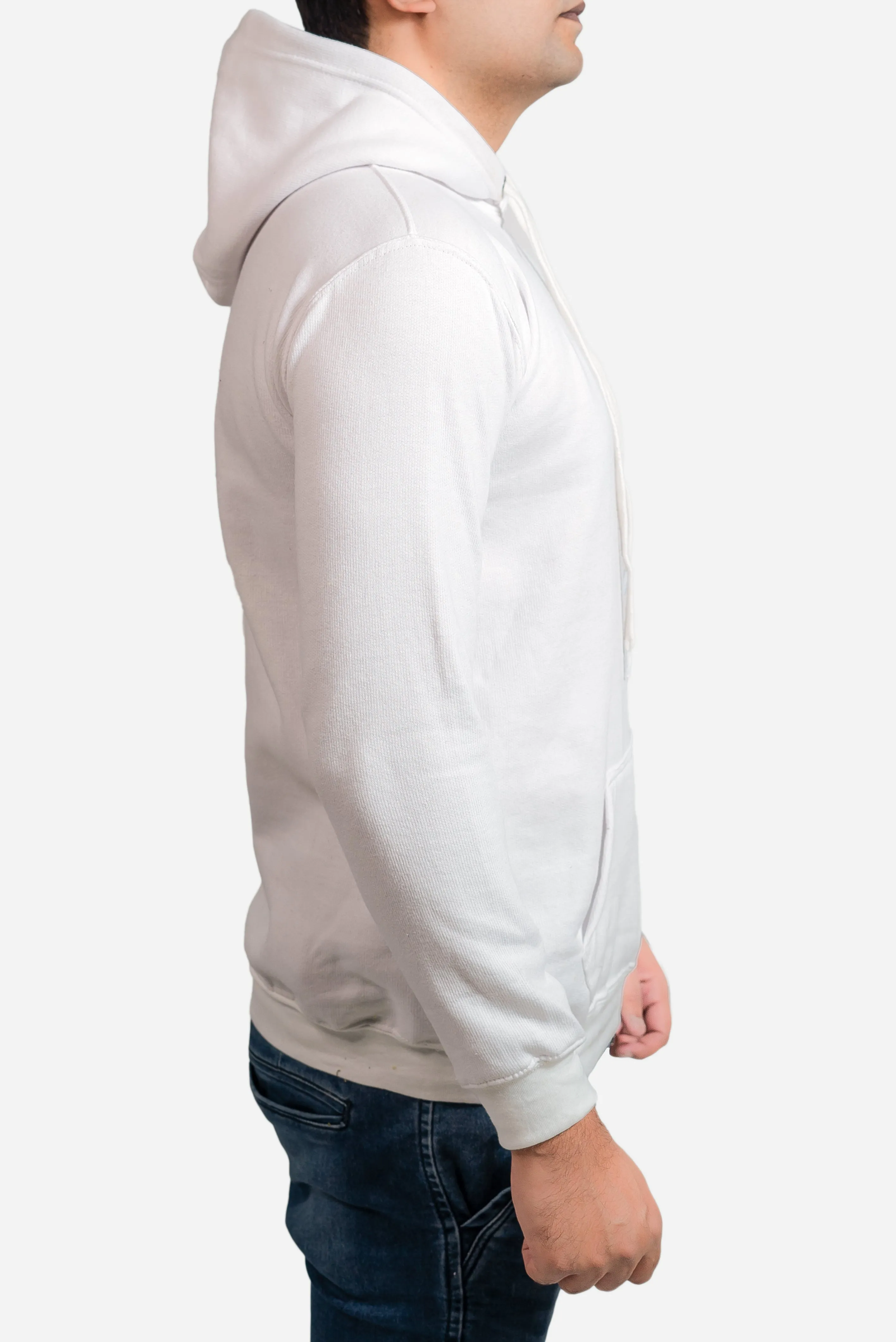 Basic White Hoodie // Men