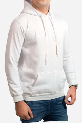 Basic White Hoodie // Men
