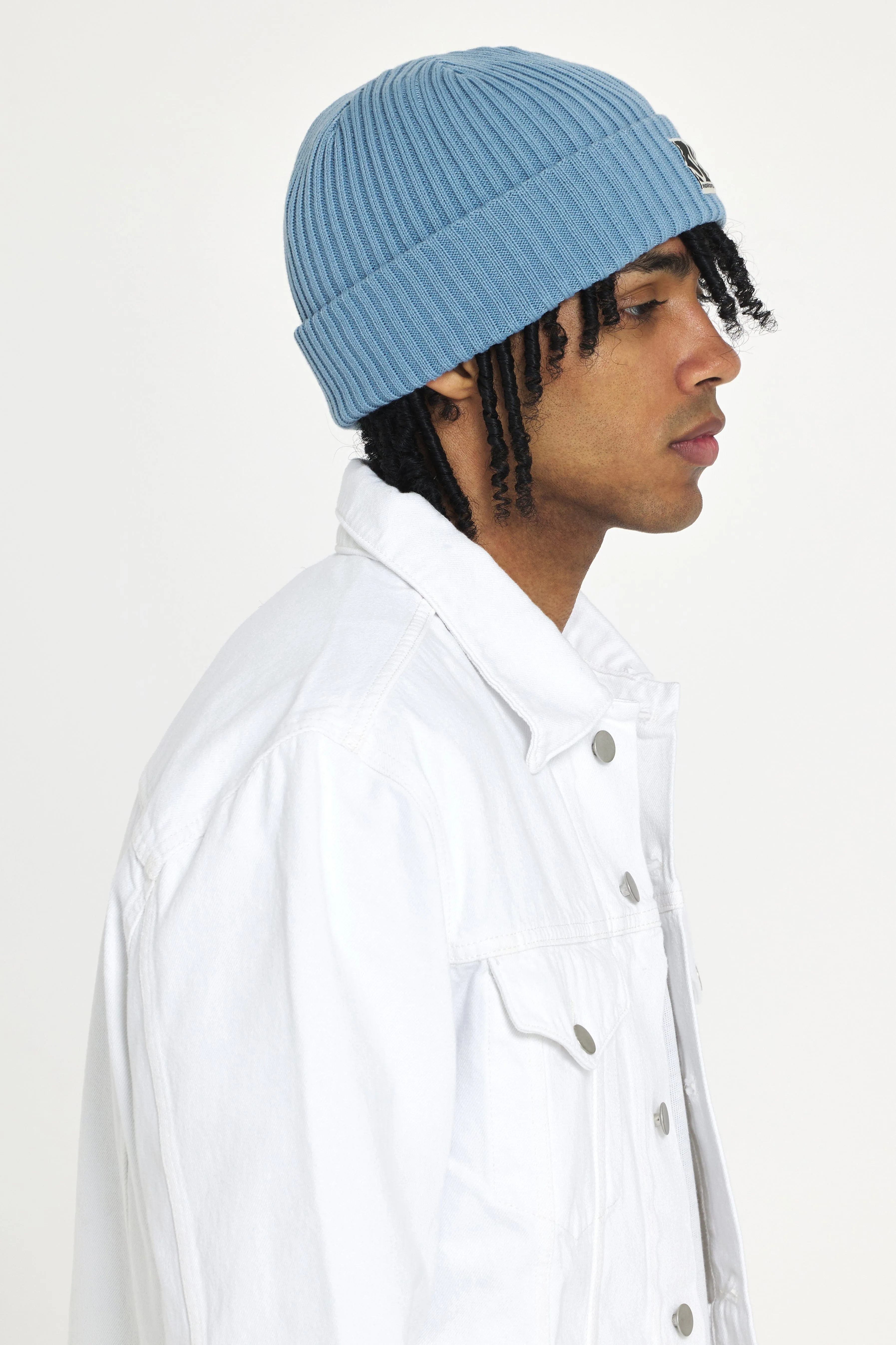 BEANIE / CROSS BOX LOGO / L SKY