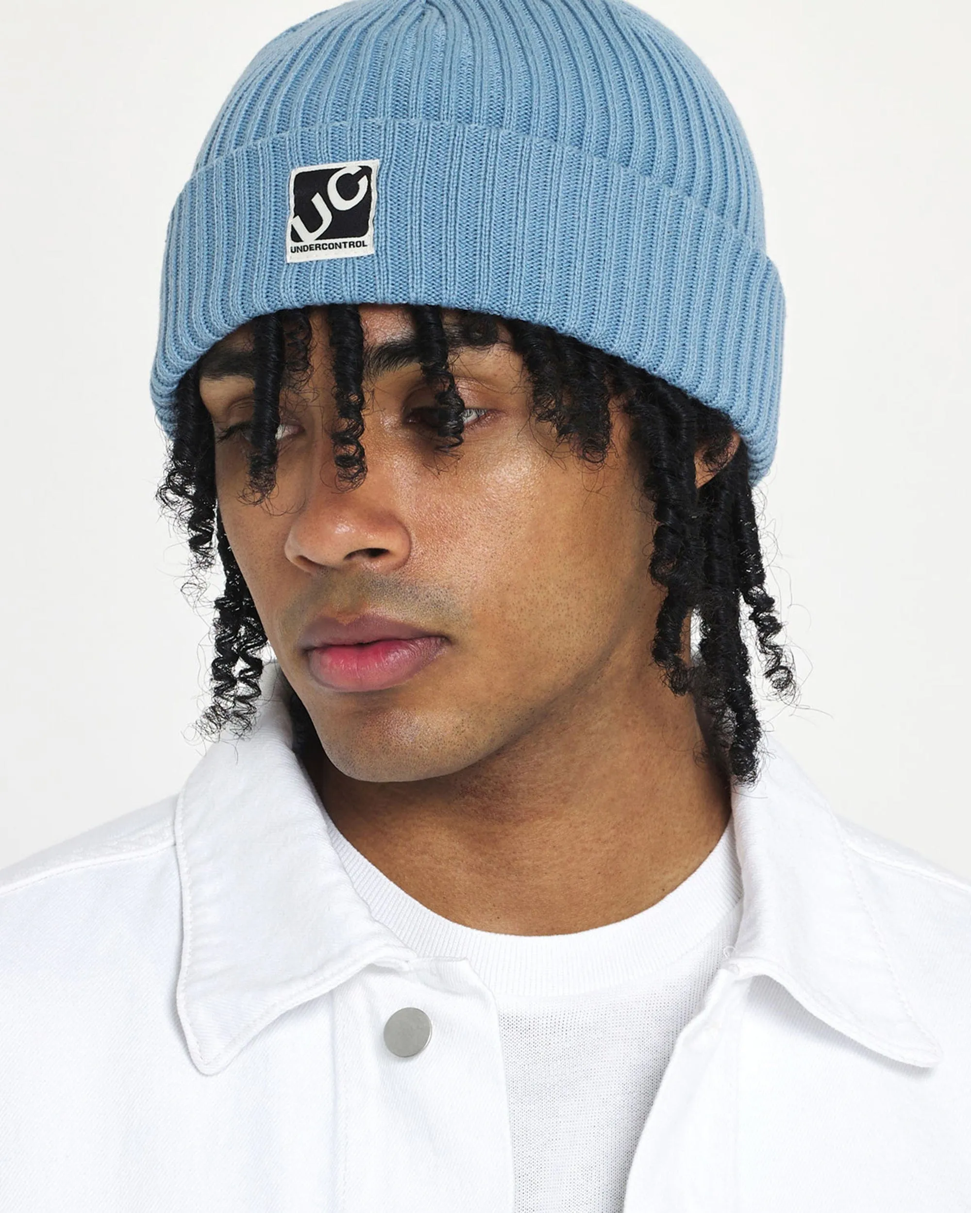 BEANIE / CROSS BOX LOGO / L SKY