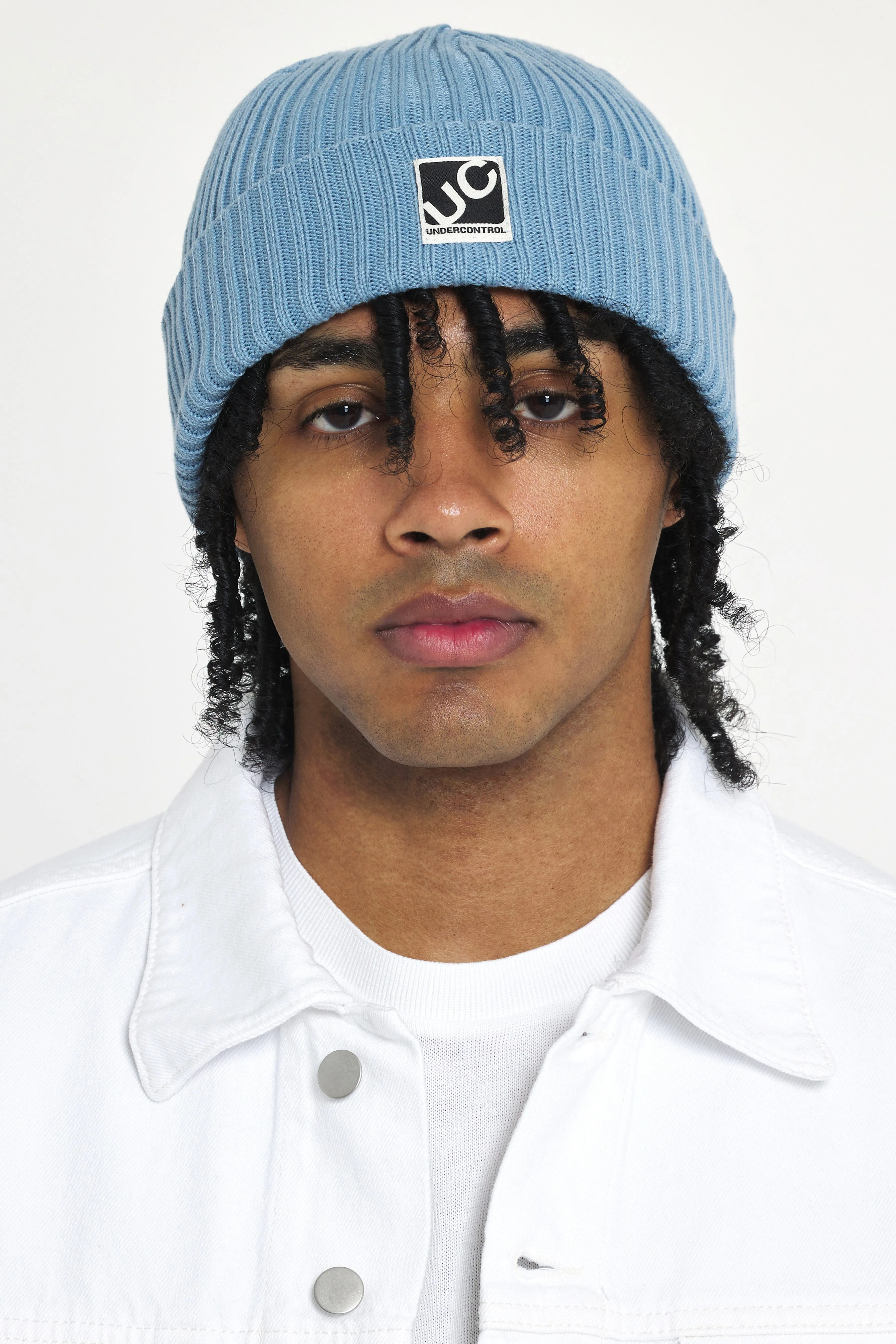 BEANIE / CROSS BOX LOGO / L SKY
