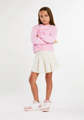 Beige Plush Skirt