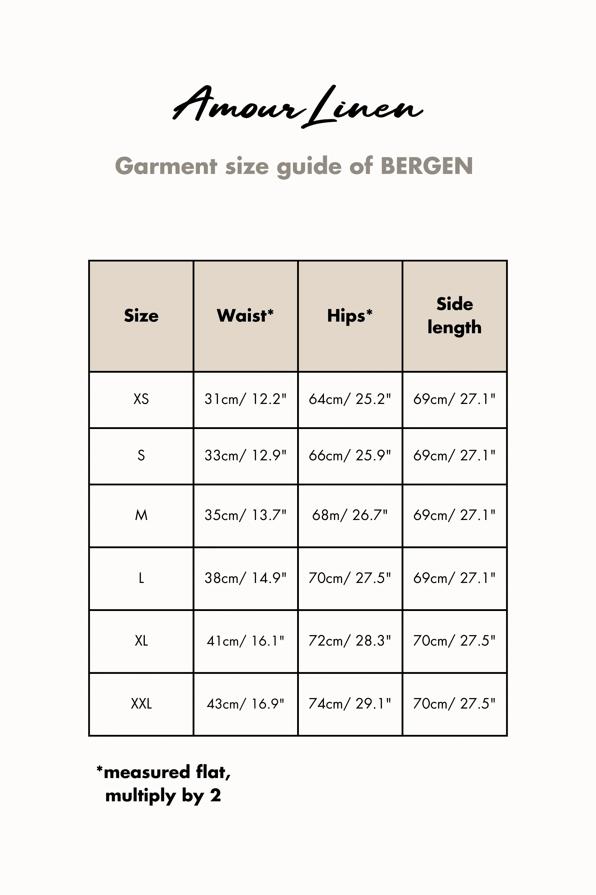 BERGEN mid-length linen skirt in Green Gingham