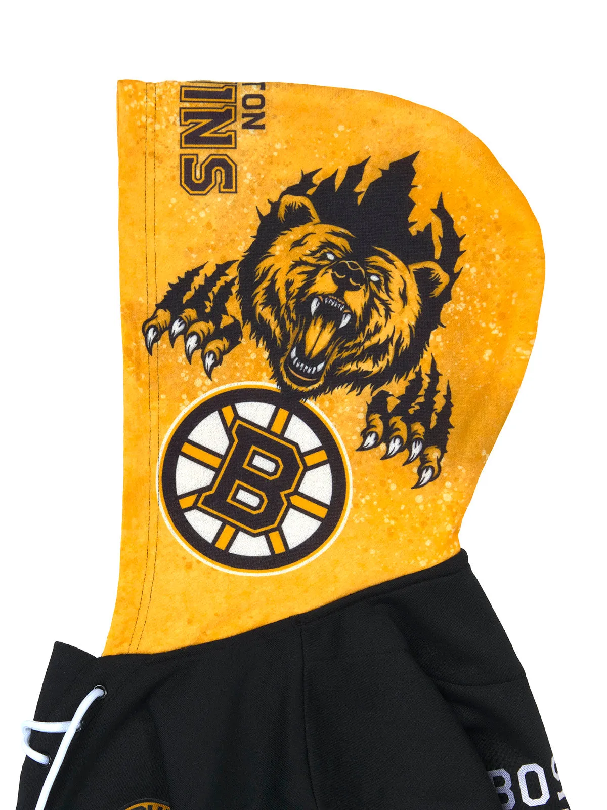 Boston Bruins Lace-Up Hoodie