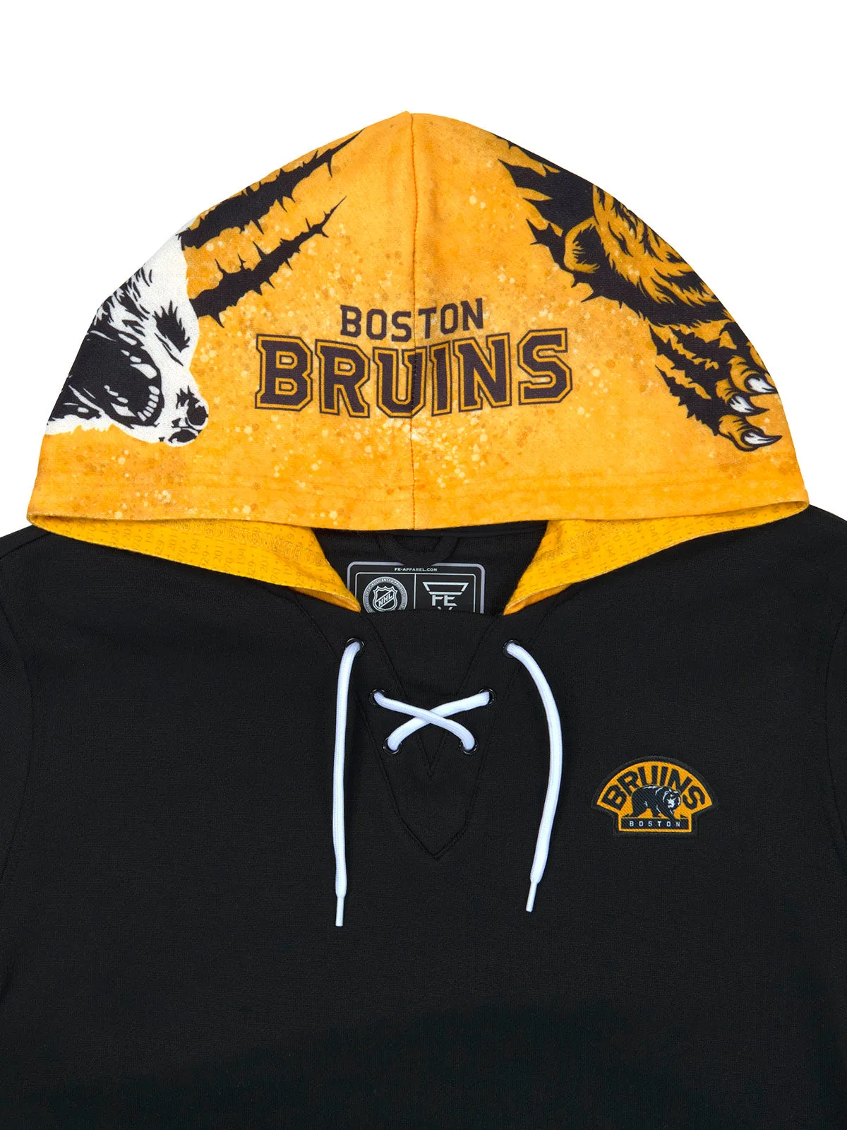 Boston Bruins Lace-Up Hoodie