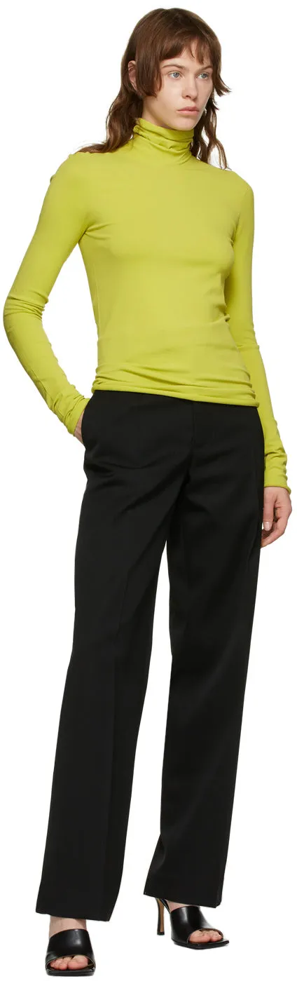 Bottega Veneta Green Viscose Turtleneck
