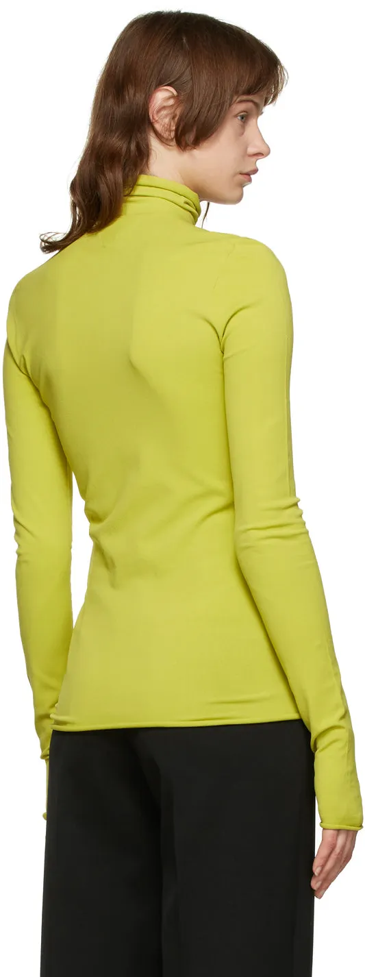 Bottega Veneta Green Viscose Turtleneck