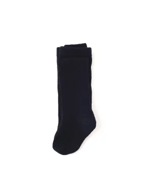 Cable Knit Tights | Black | Little Stocking Co.