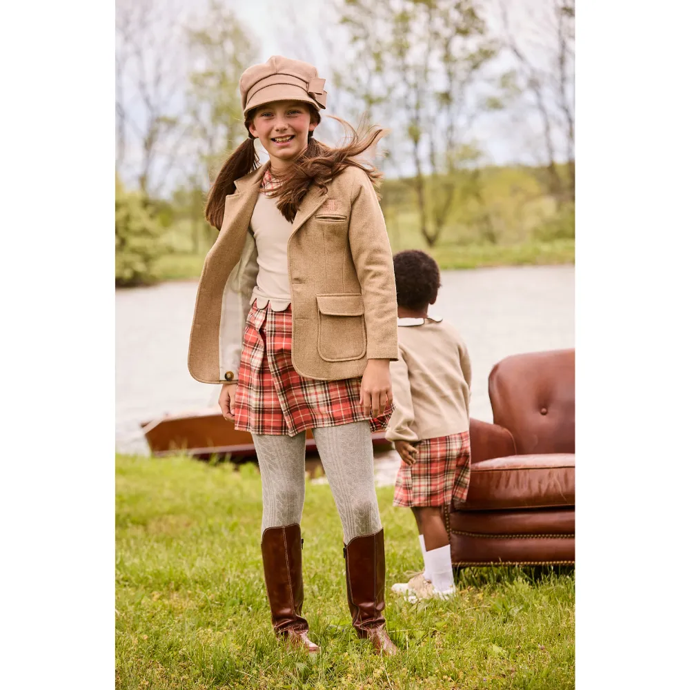 Cableknit Tights -- Heather Grey