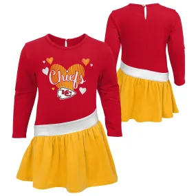 Chiefs Girls Heart Jersey Dress