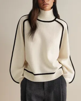 CLAIRE | ELEGANT TURTLENECK SWEATSHIRT