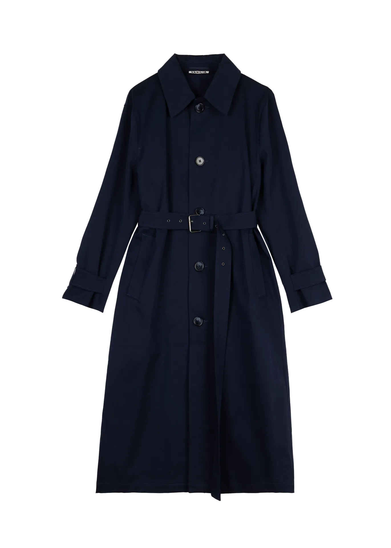 Clean long trench coat