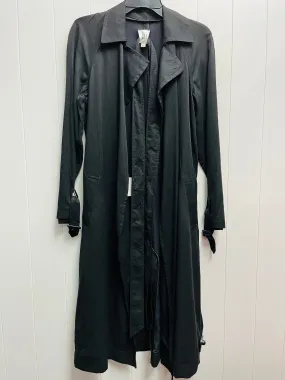 Coat Trench Coat By Gap In Black, Size: Xs