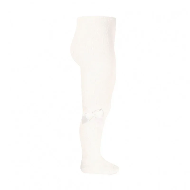 Condor Tights cream with bow