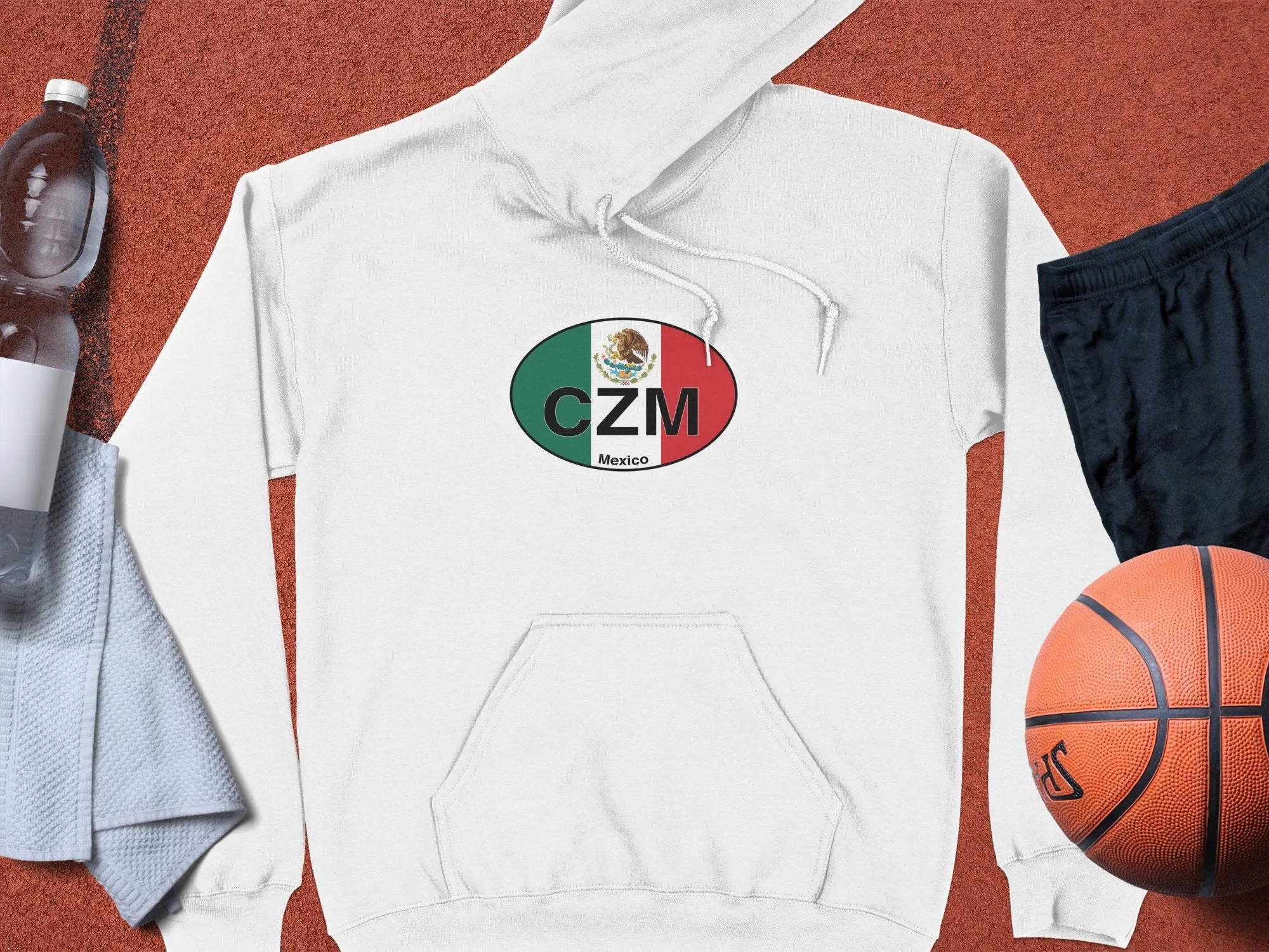 Cozumel Mens Hoodie - Explore Reefs and Relax in Tropical Style