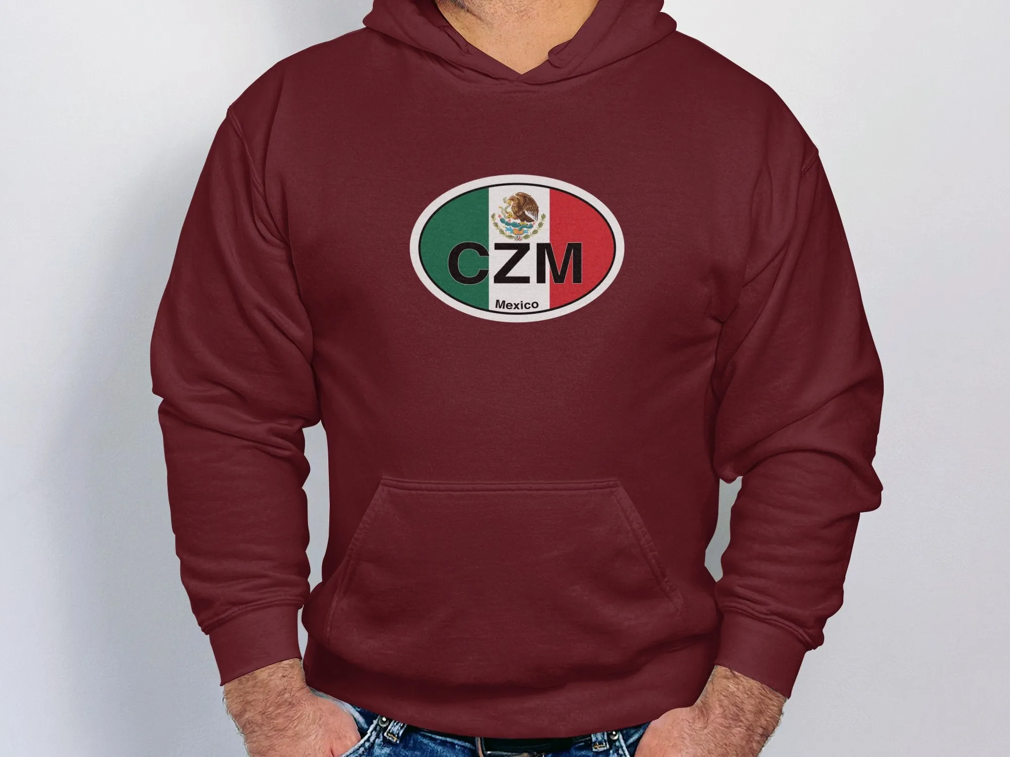 Cozumel Mens Hoodie - Explore Reefs and Relax in Tropical Style