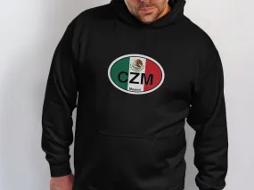 Cozumel Mens Hoodie - Explore Reefs and Relax in Tropical Style