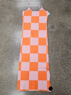 Dress Casual Maxi By Clothes Mentor In Orange & Pink, Size:M