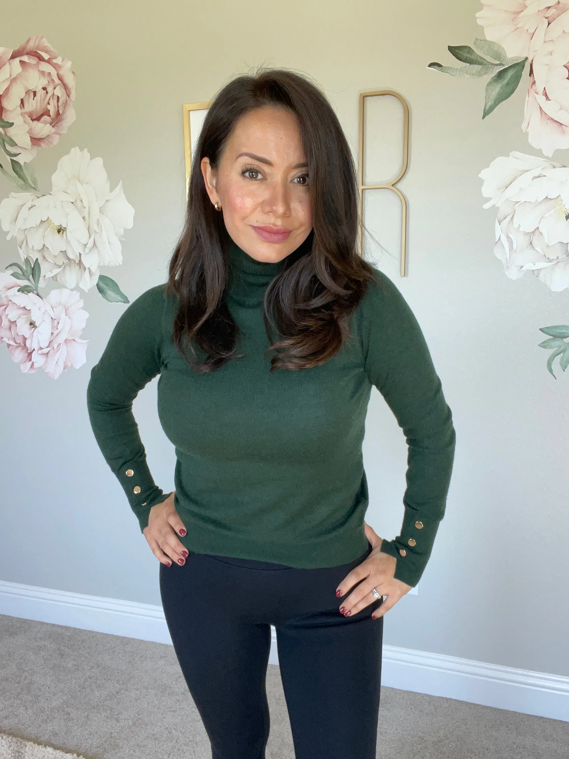 Emerald Turtleneck Sweater