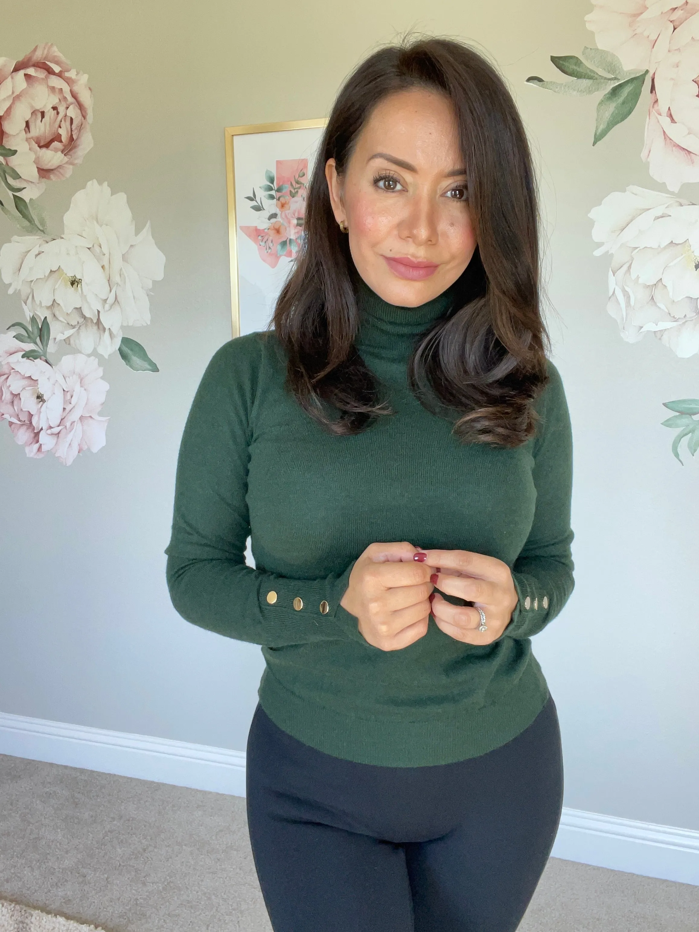 Emerald Turtleneck Sweater