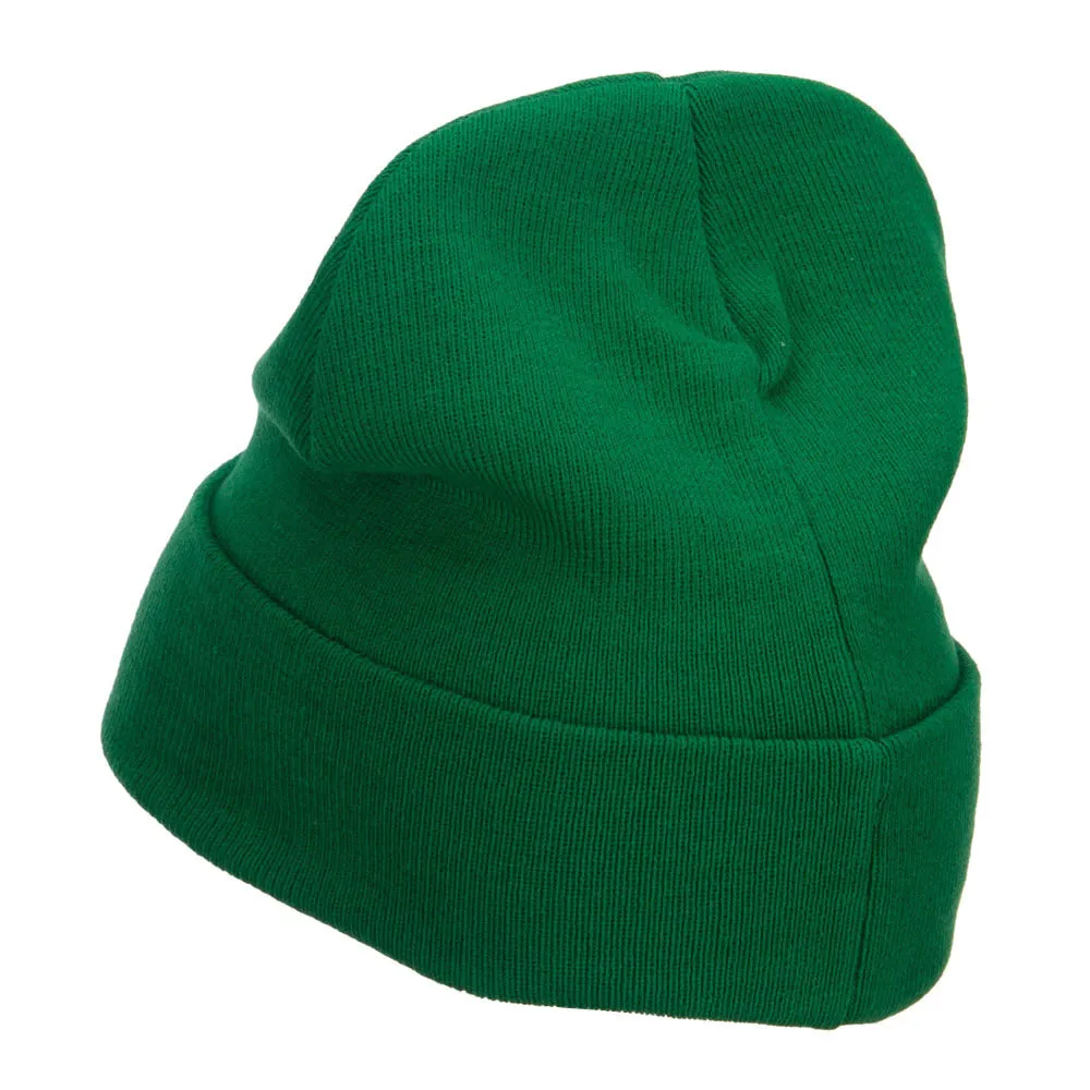Europe Italy Flag Embroidered Long Beanie