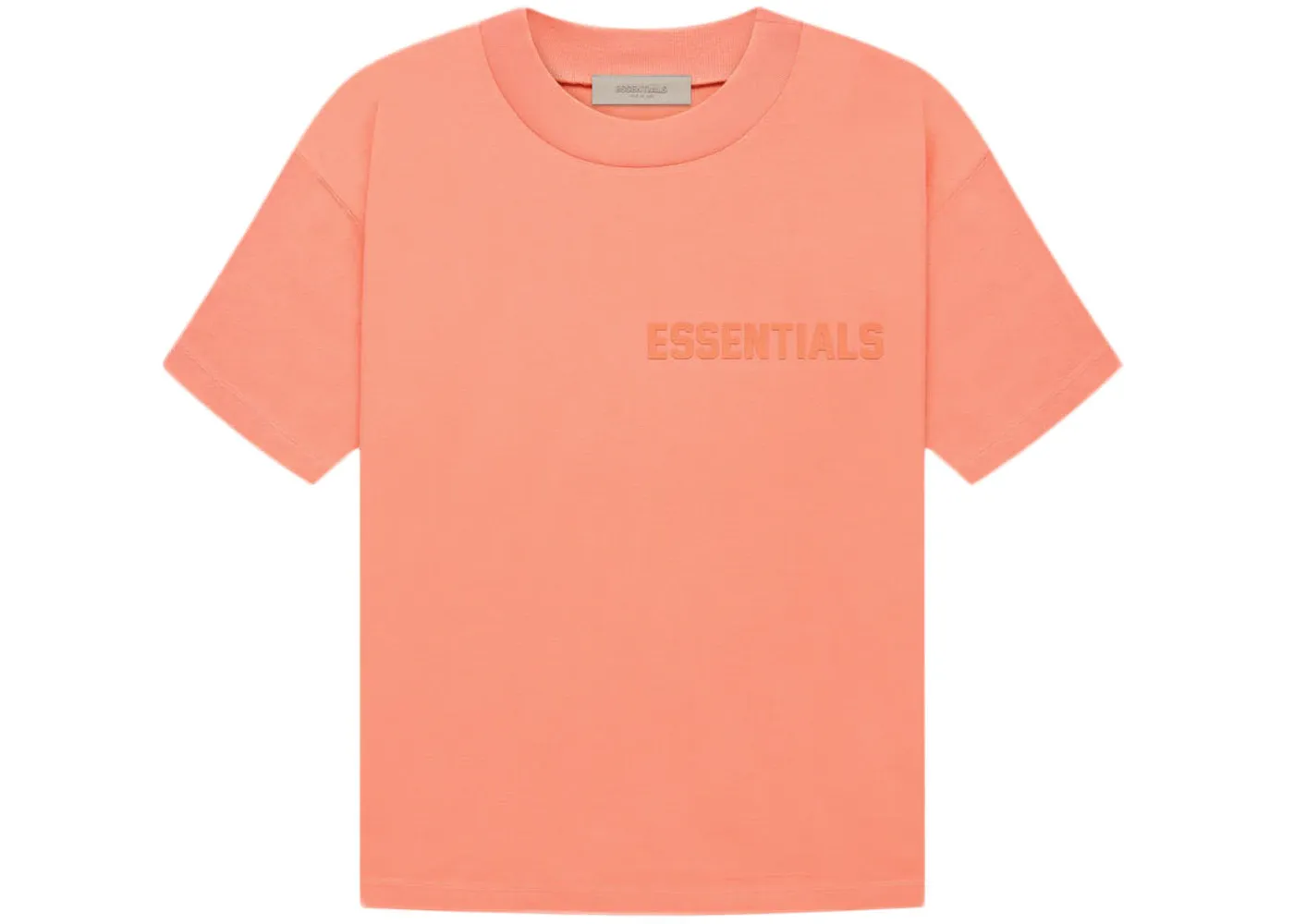 FEAR OF GOD ESSENTIALS "FW22" Tee Coral