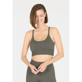 Foan V2 W Seamless Bra - Gunmetal