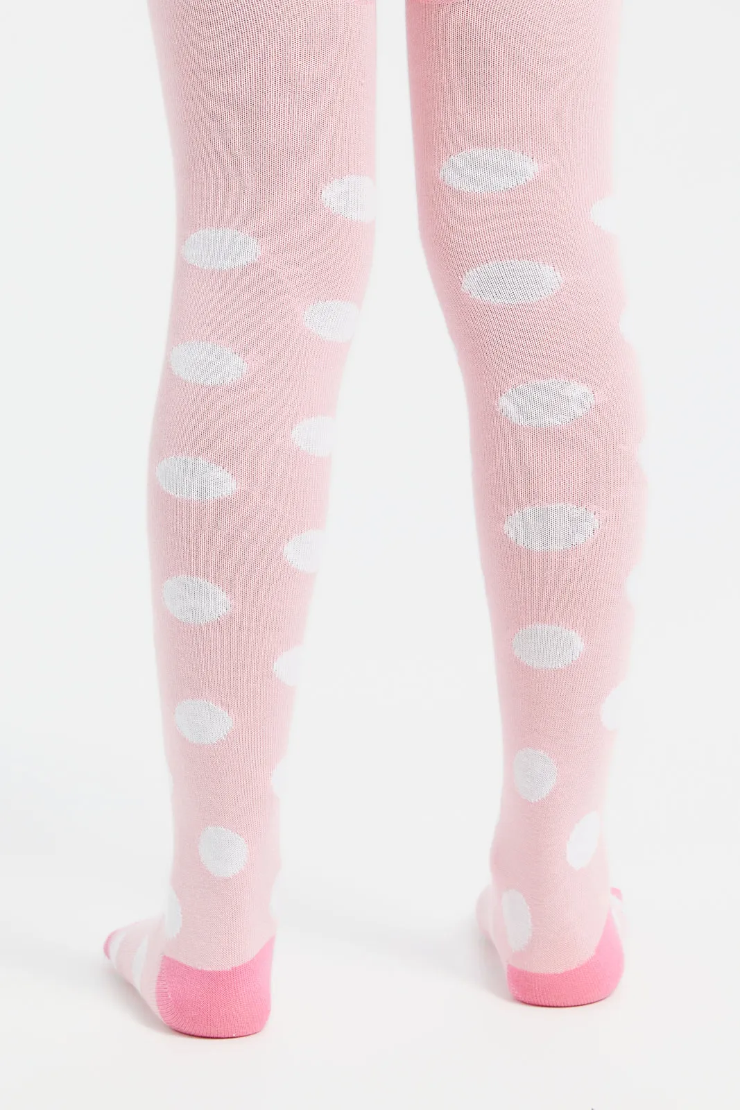 Girls Assorted Printed Stockings Set (Pack of 2)