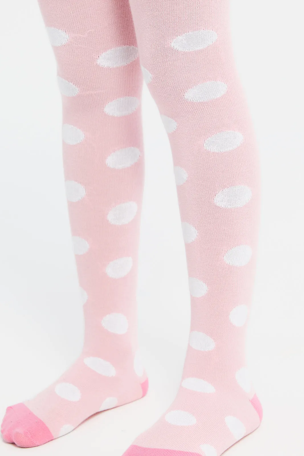 Girls Assorted Printed Stockings Set (Pack of 2)