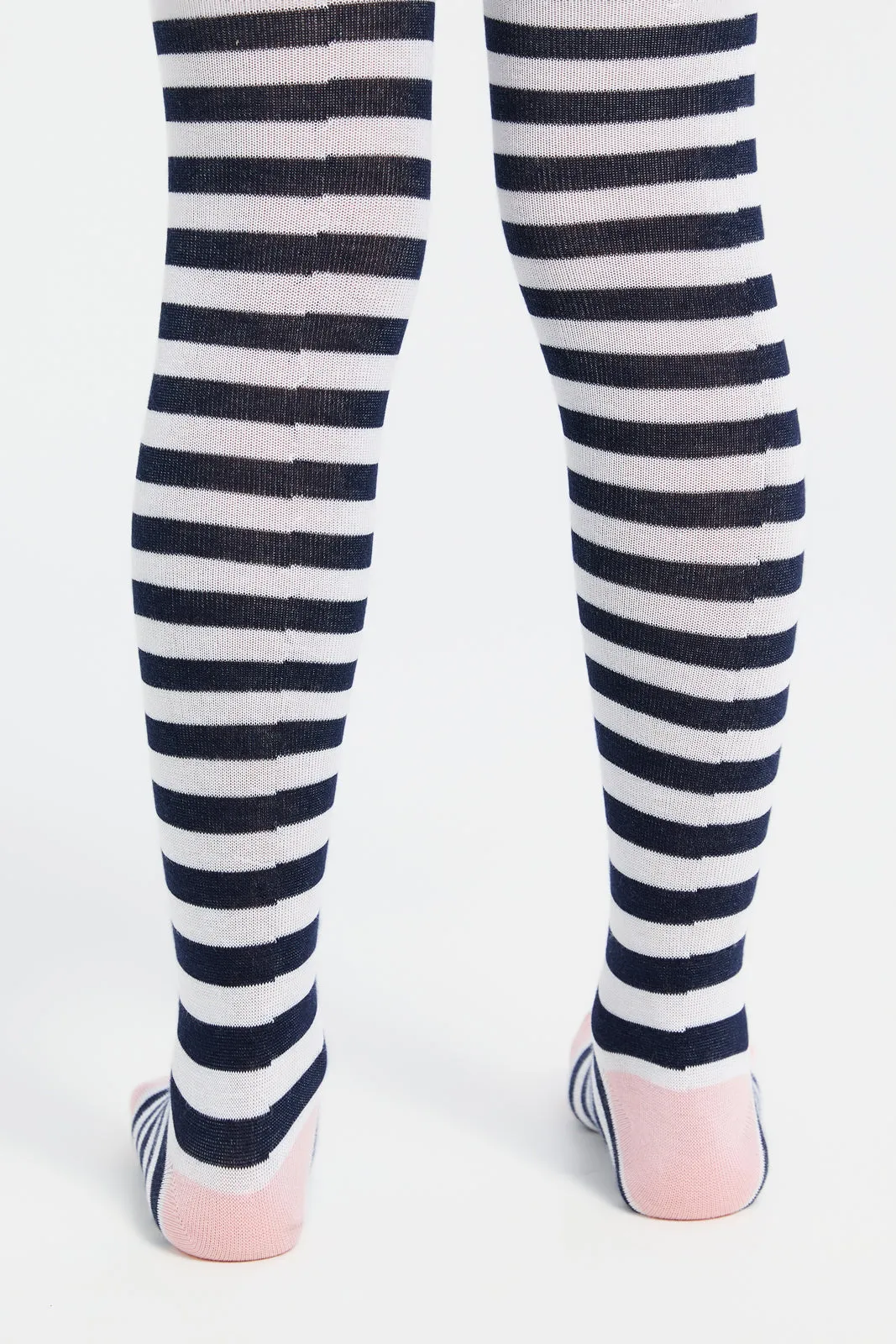 Girls Assorted Printed Stockings Set (Pack of 2)