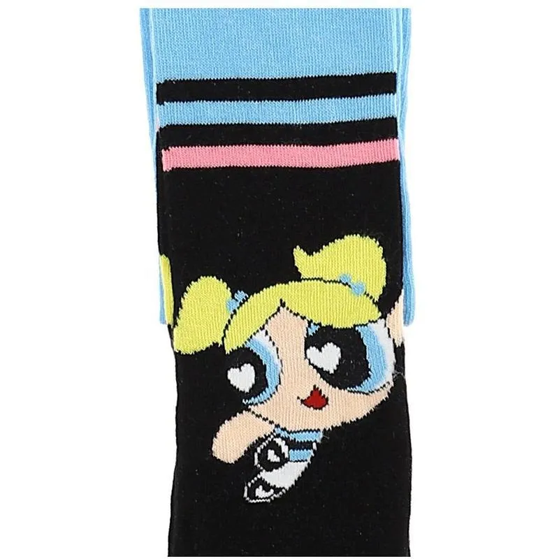 Girls Blue Powerpuff Tights