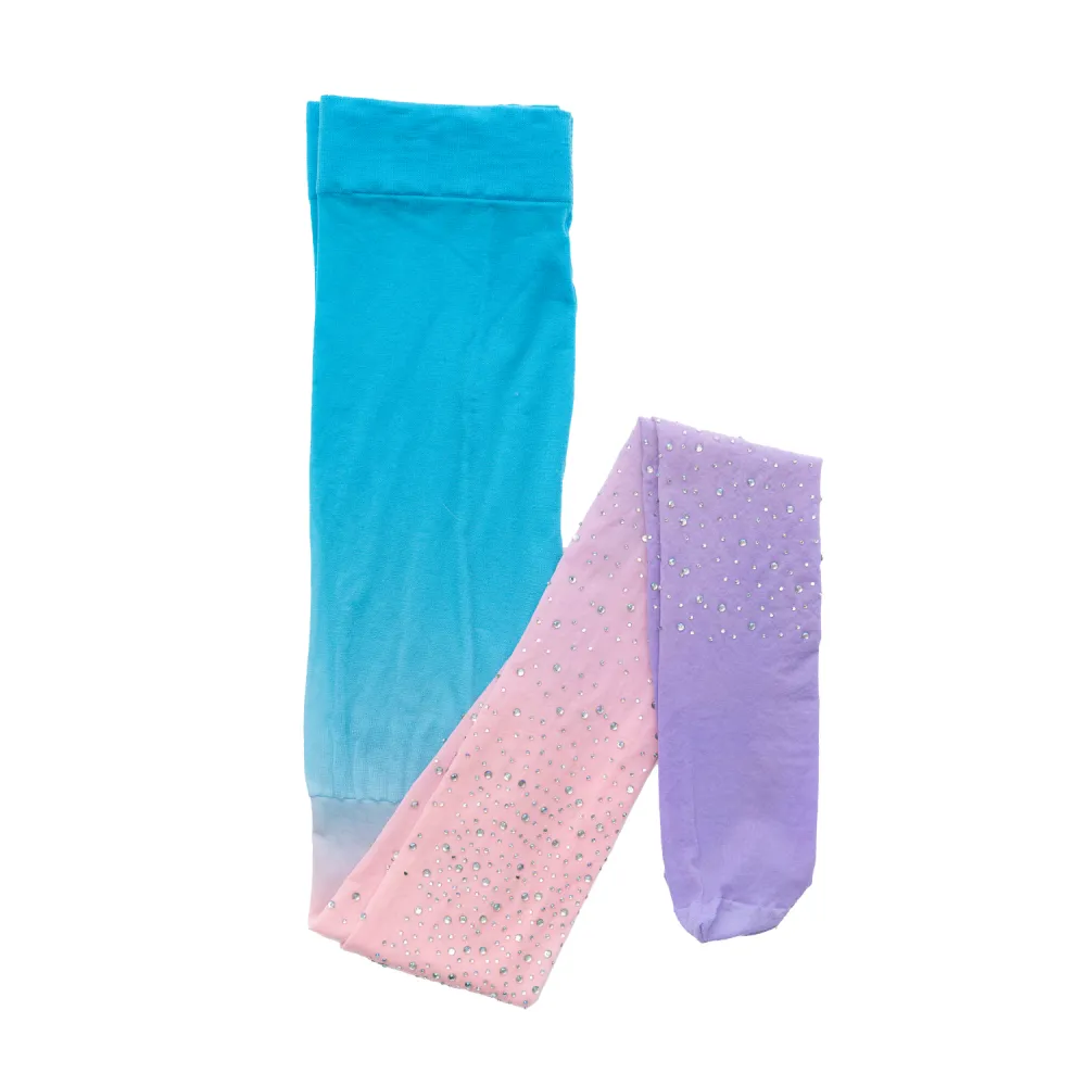 GP - Rhinestone Tights Assorted Ombre