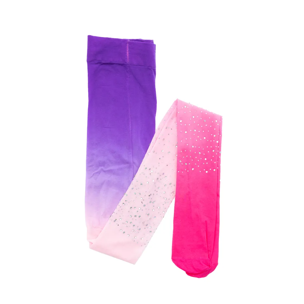 GP - Rhinestone Tights Assorted Ombre
